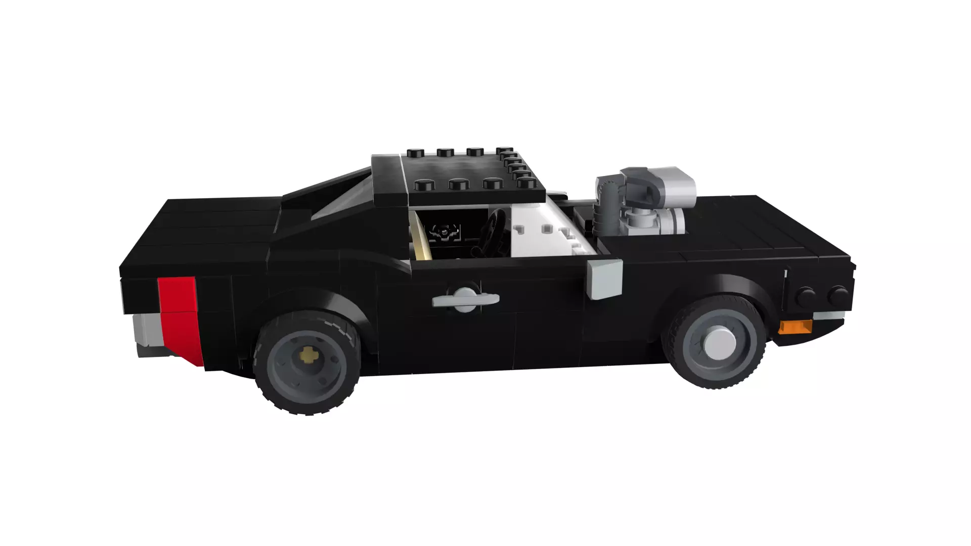 MocBricks3D - Dodge Charger 3D print model_24