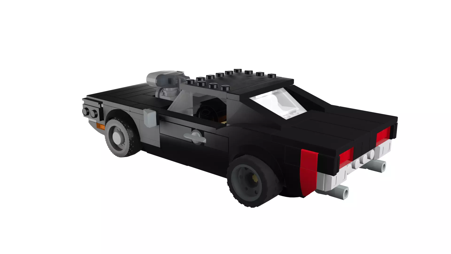 MocBricks3D - Dodge Charger 3D print model_55