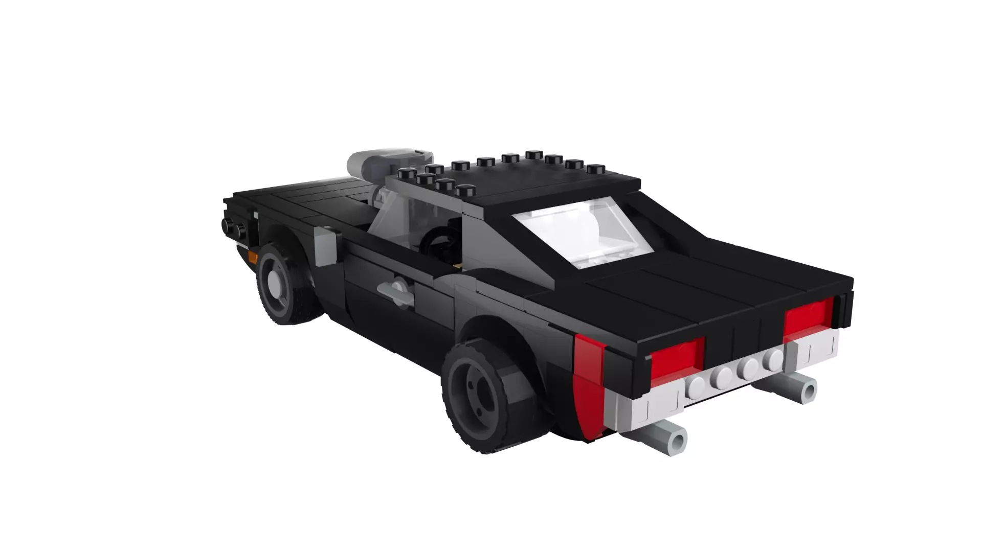 MocBricks3D - Dodge Charger 3D print model_52