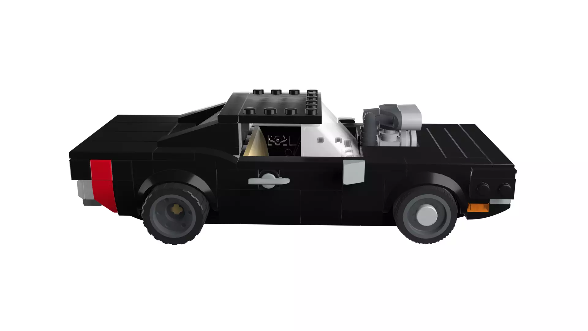 MocBricks3D - Dodge Charger 3D print model_22