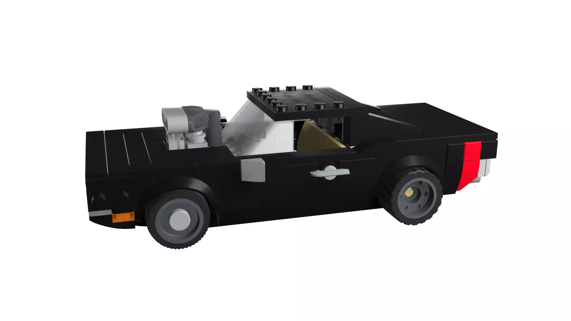 MocBricks3D - Dodge Charger 3D print model_68