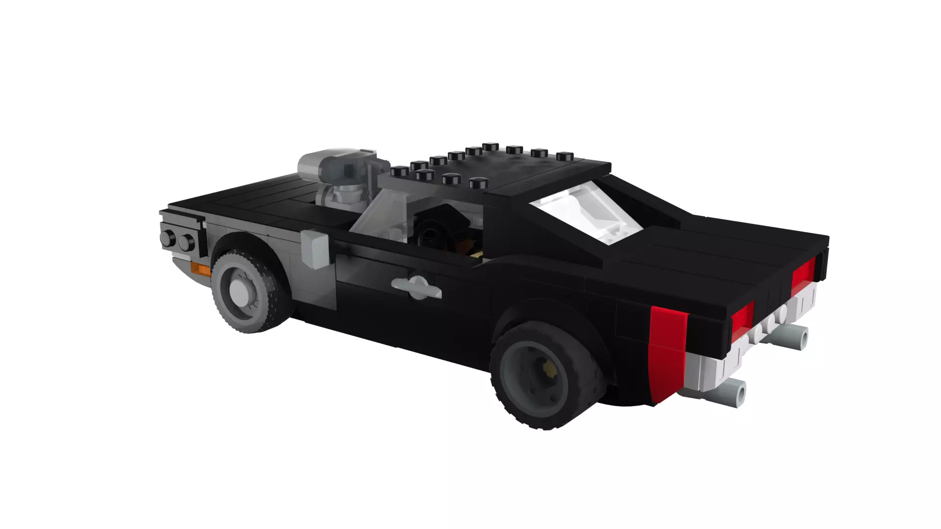 MocBricks3D - Dodge Charger 3D print model_56