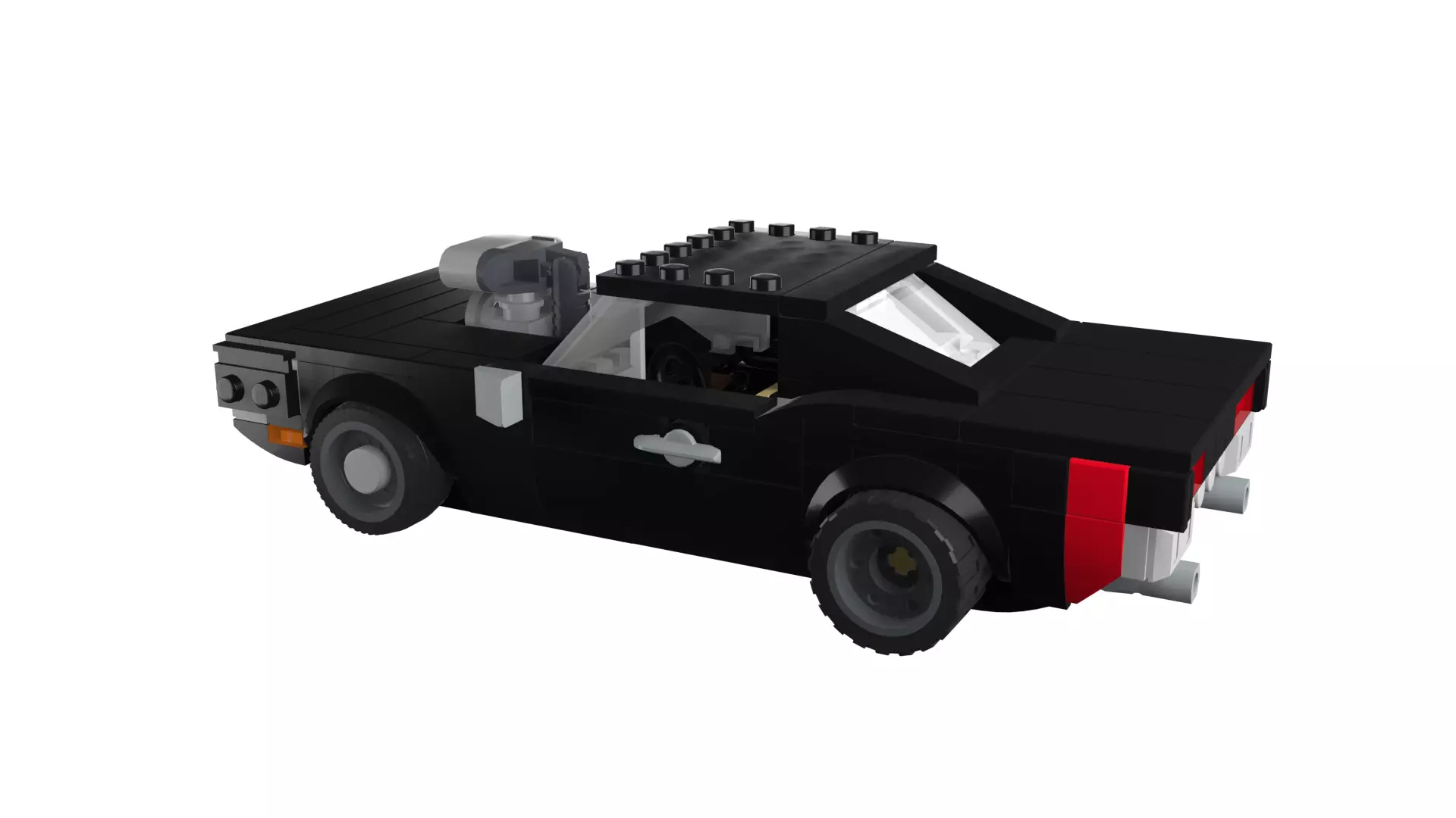MocBricks3D - Dodge Charger 3D print model_58