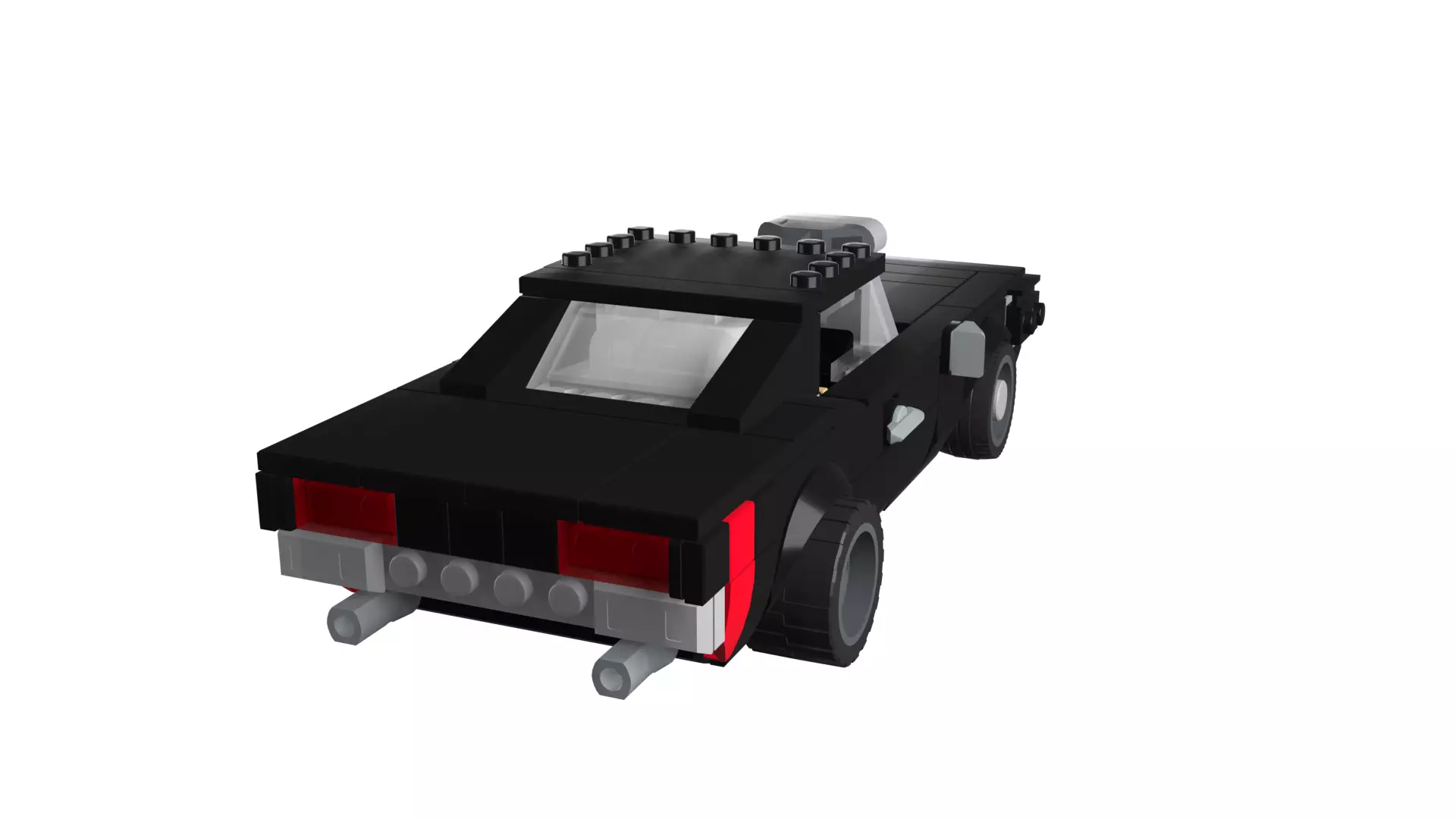 MocBricks3D - Dodge Charger 3D print model_38