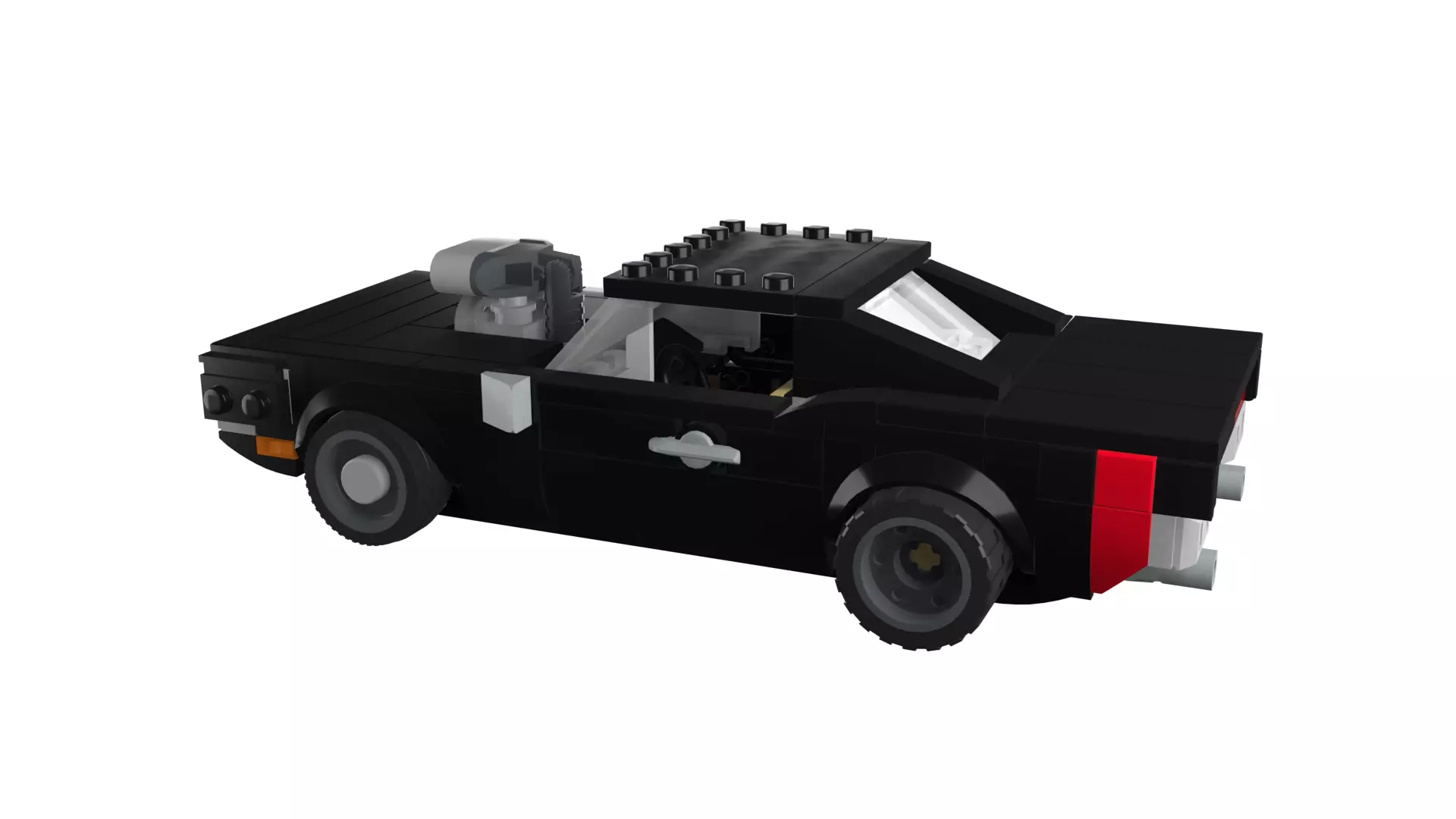 MocBricks3D - Dodge Charger 3D print model_59