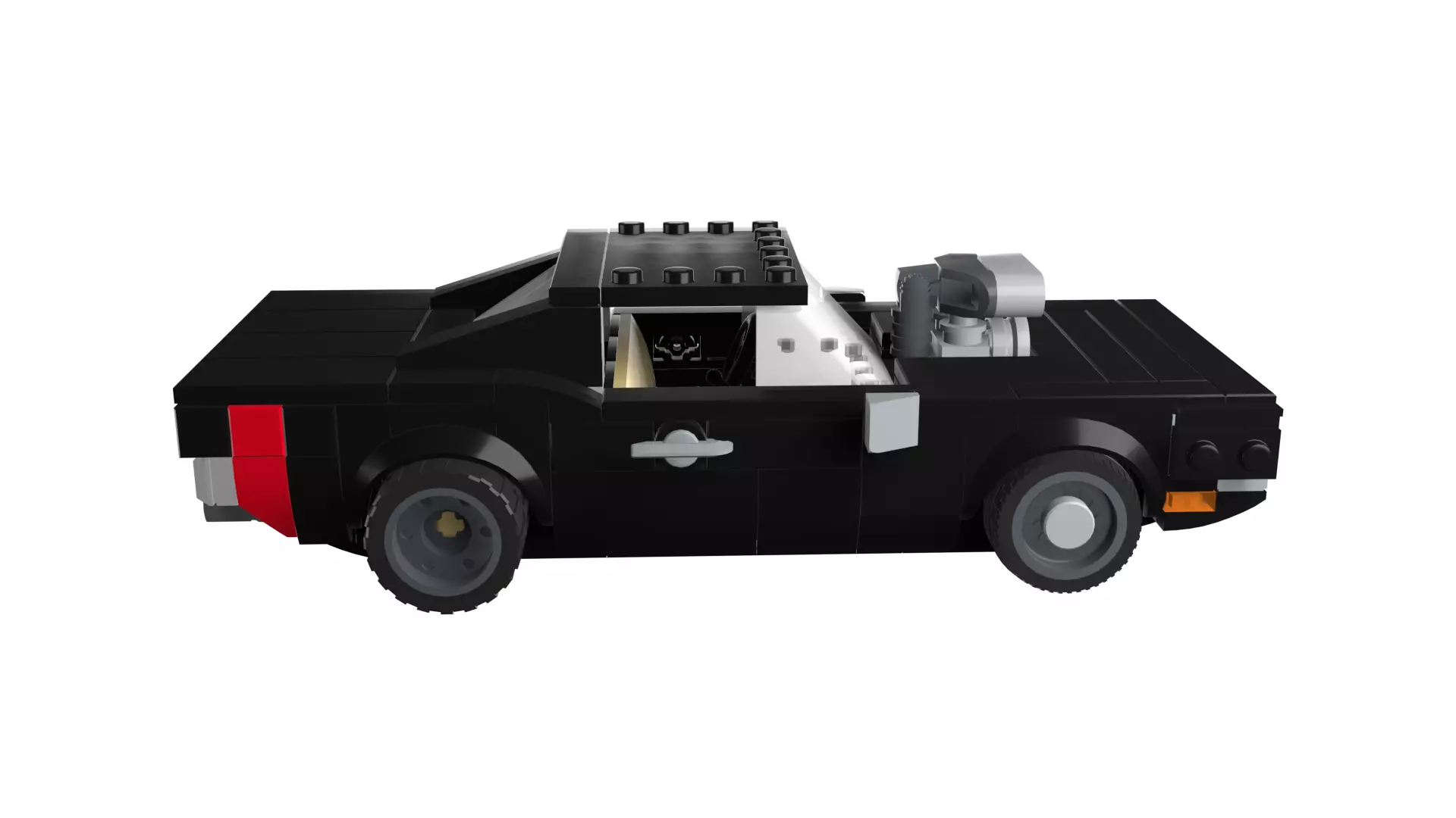 MocBricks3D - Dodge Charger 3D print model_23