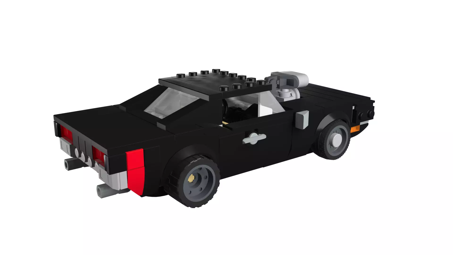MocBricks3D - Dodge Charger 3D print model_31
