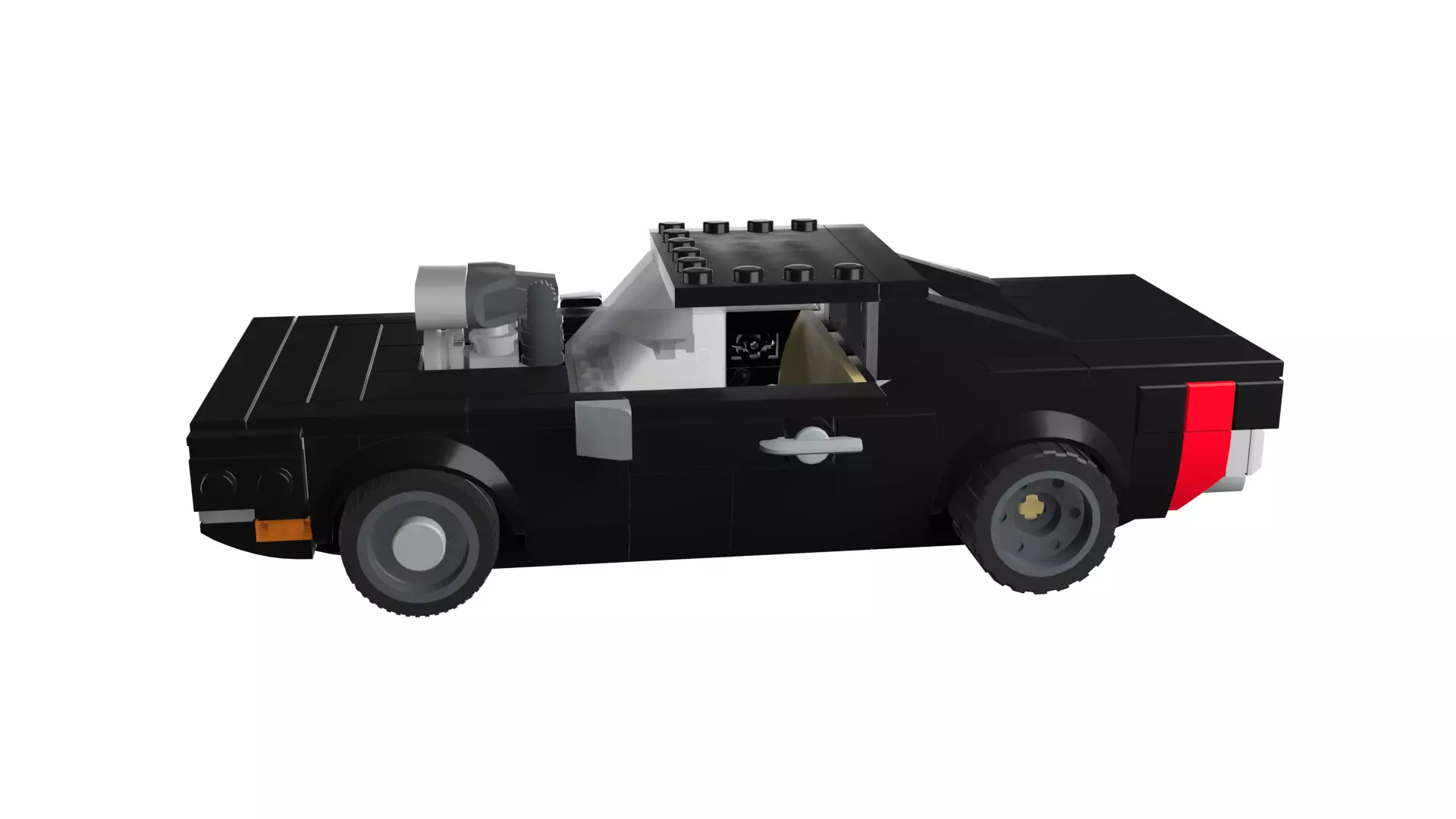 MocBricks3D - Dodge Charger 3D print model_66