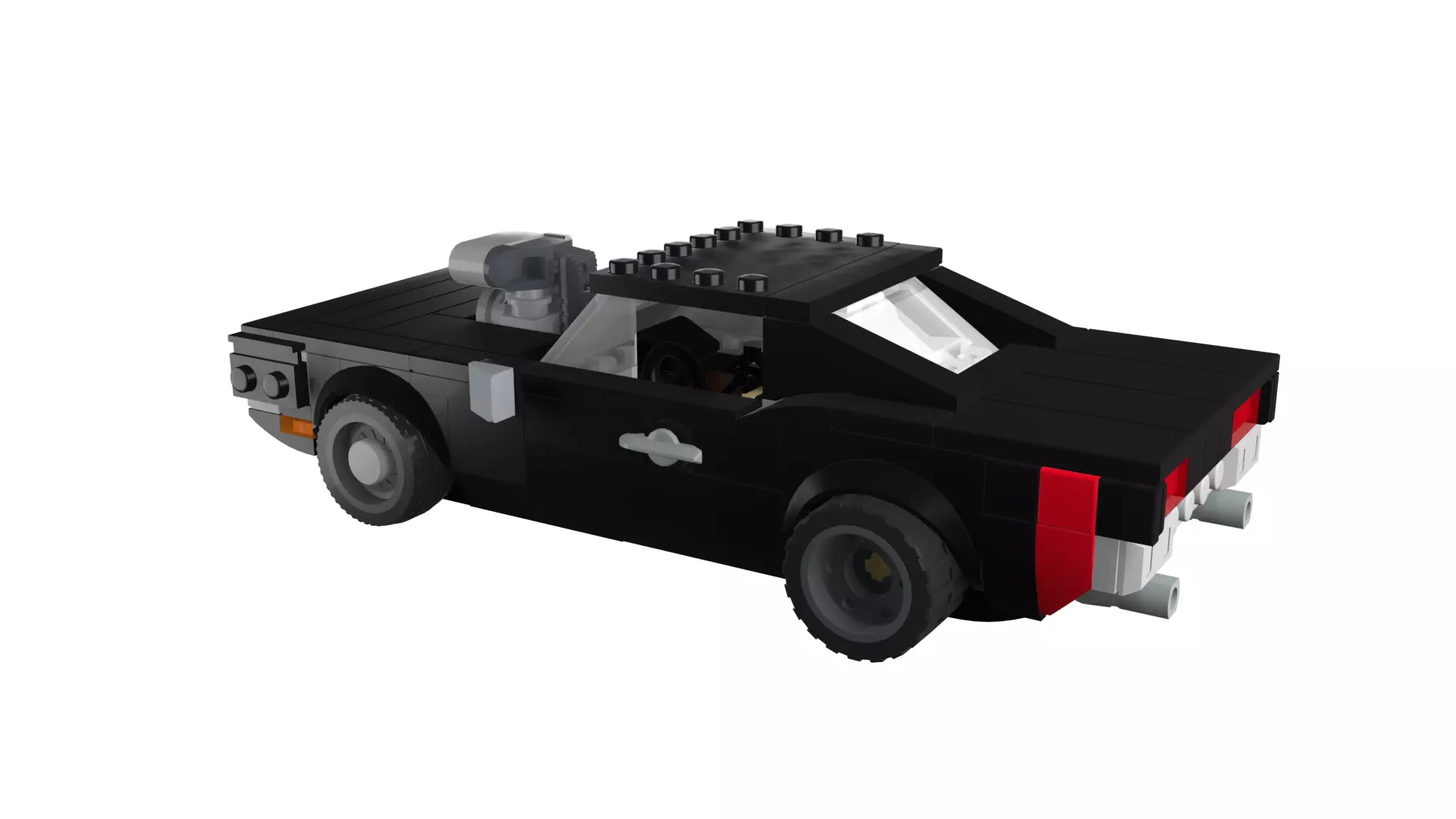 MocBricks3D - Dodge Charger 3D print model_57
