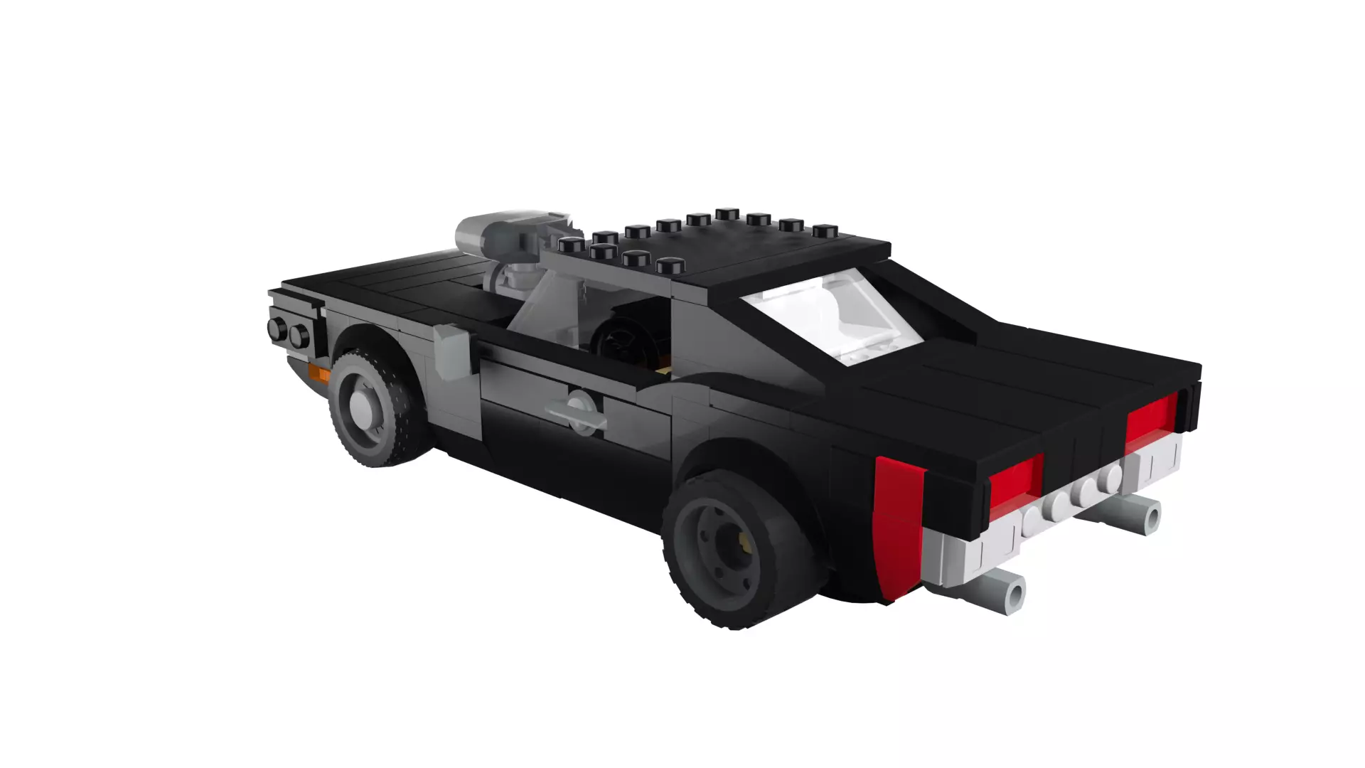 MocBricks3D - Dodge Charger 3D print model_54