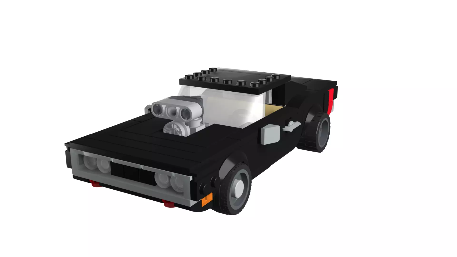 MocBricks3D - Dodge Charger 3D print model_78