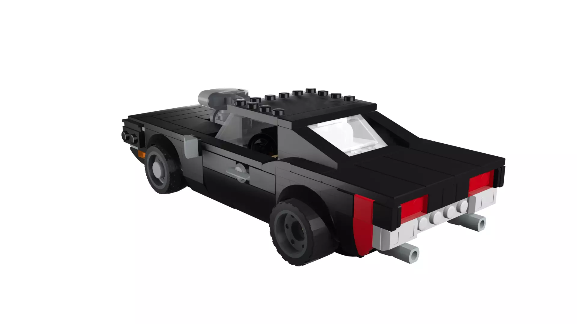MocBricks3D - Dodge Charger 3D print model_53