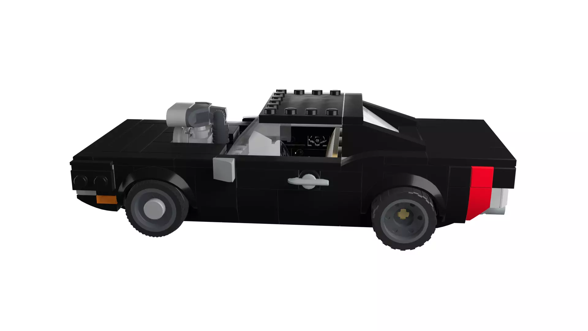 MocBricks3D - Dodge Charger 3D print model_63