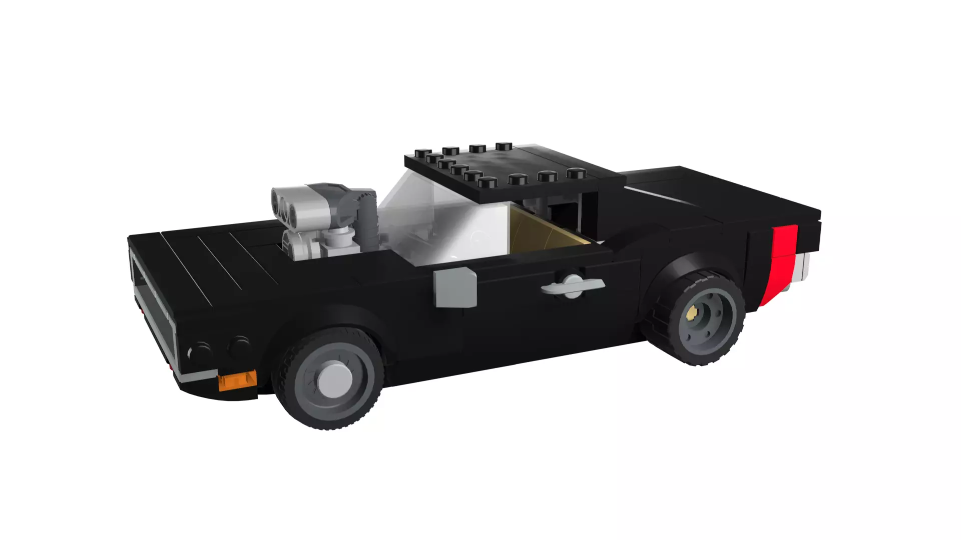MocBricks3D - Dodge Charger 3D print model_70