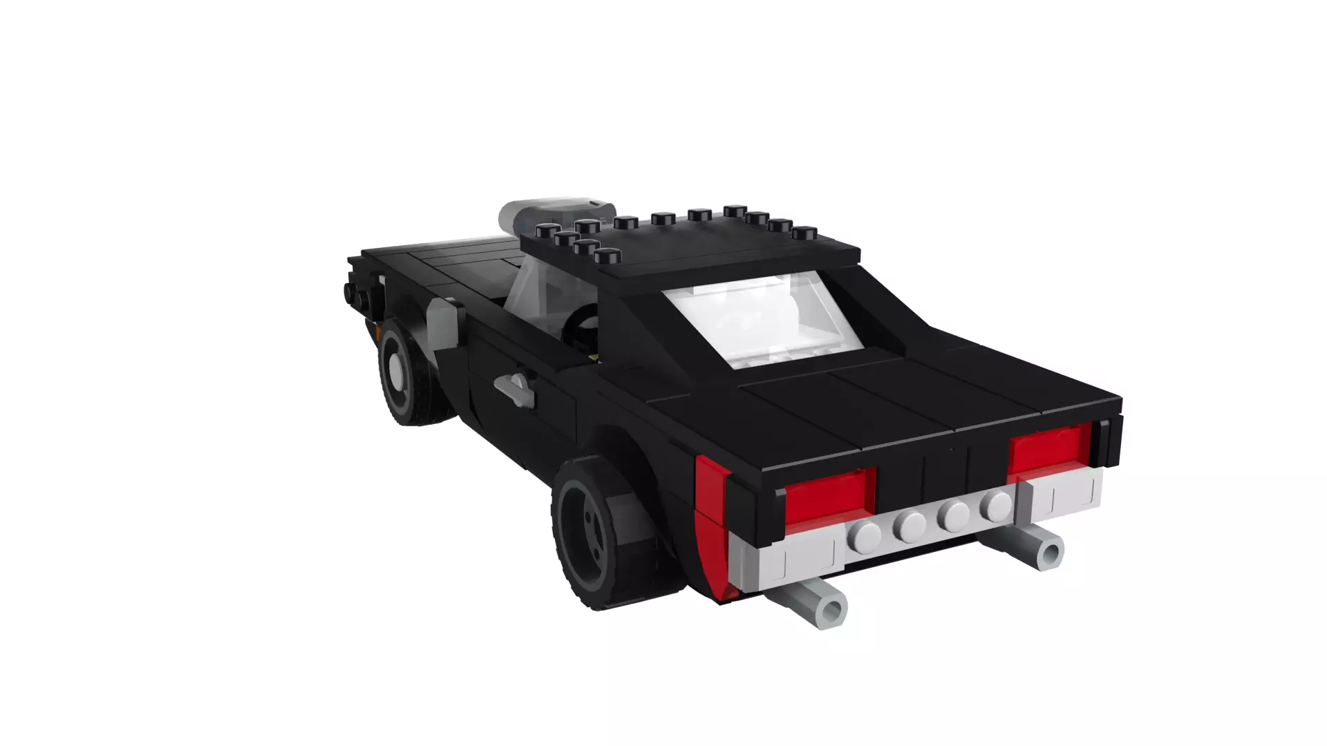 MocBricks3D - Dodge Charger 3D print model_50