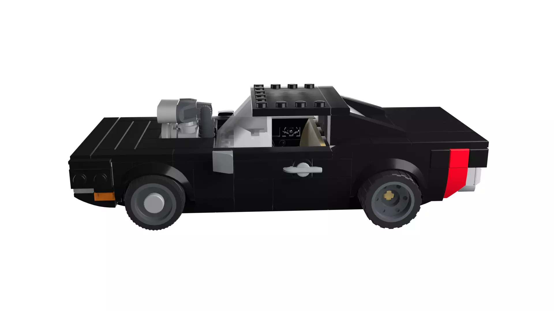 MocBricks3D - Dodge Charger 3D print model_65