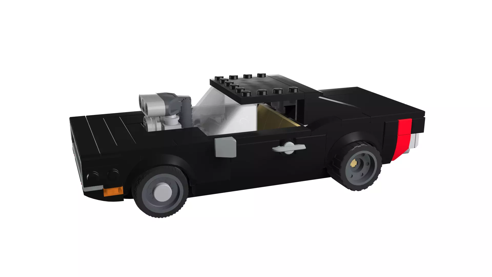MocBricks3D - Dodge Charger 3D print model_69