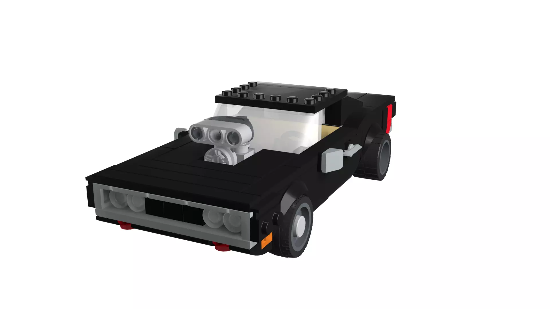 MocBricks3D - Dodge Charger 3D print model_79