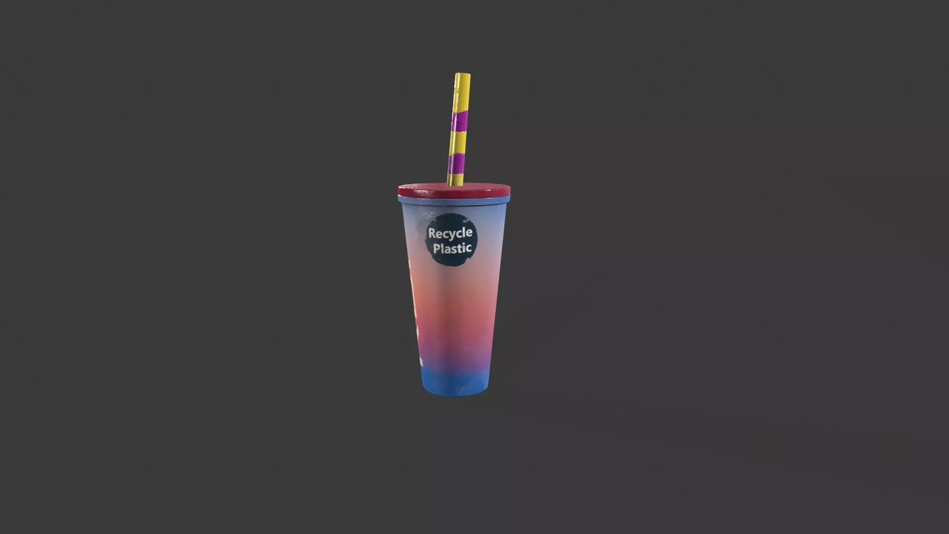 Cups 01 Low-poly 3D model_2