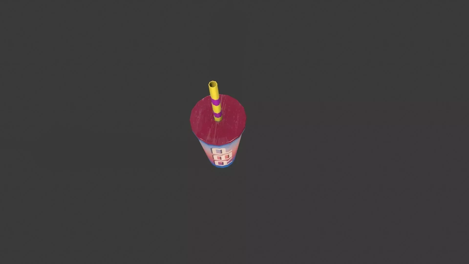 Cups 01 Low-poly 3D model_5