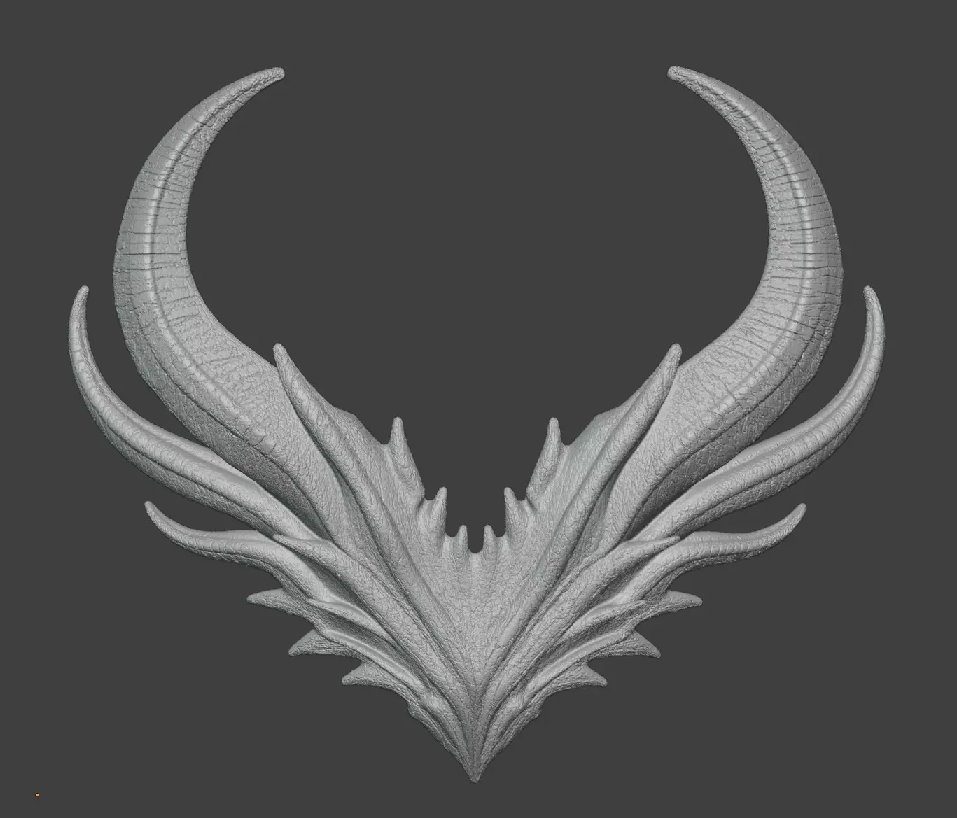 DRAGON HORNS 3D print model_4