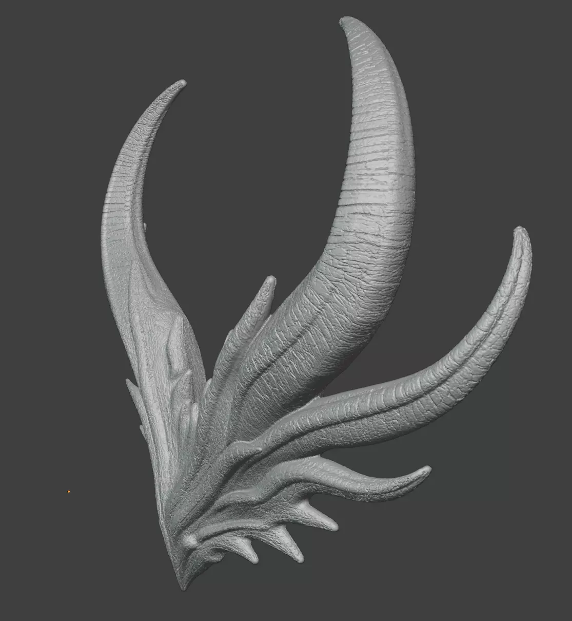 DRAGON HORNS 3D print model_5