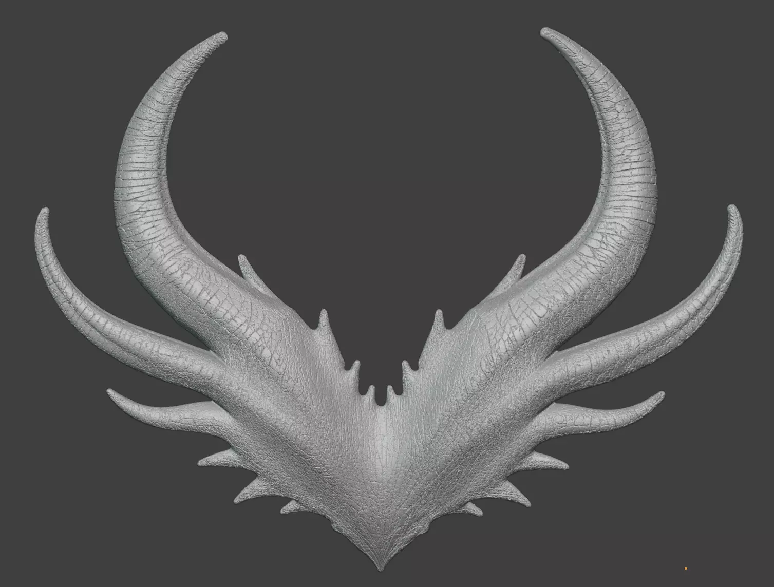 DRAGON HORNS 3D print model_8