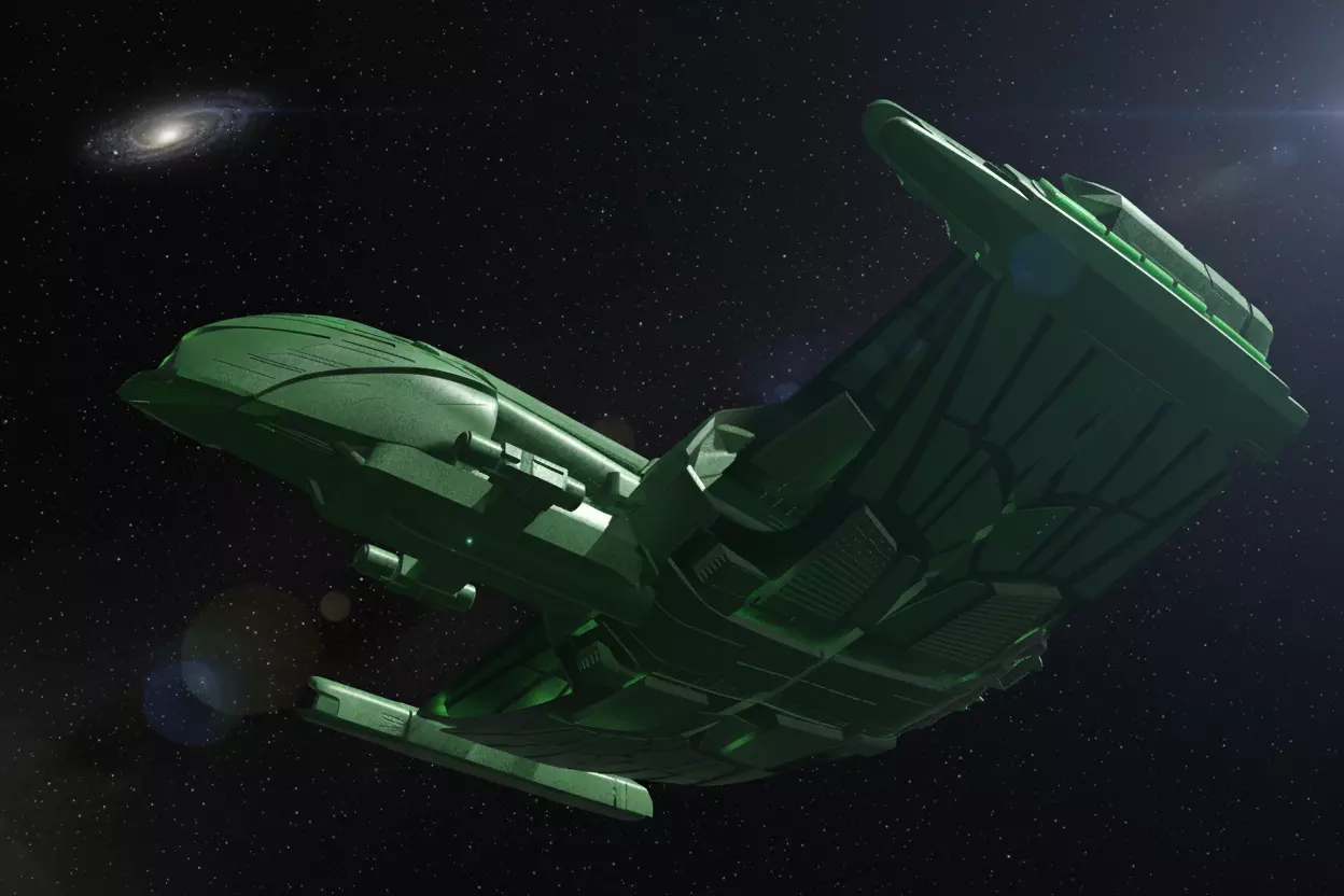 Romulan star striker 3D print model_11