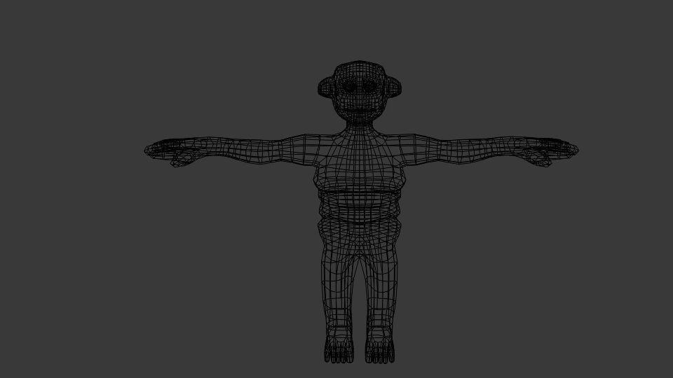 Slimeman man 3D model_5