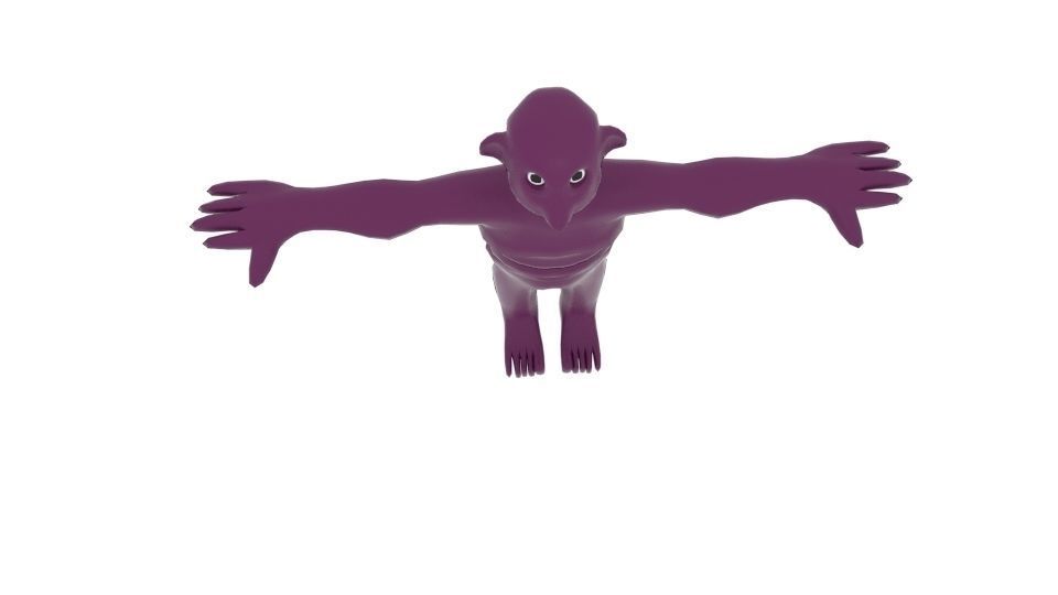 Slimeman man 3D model_2