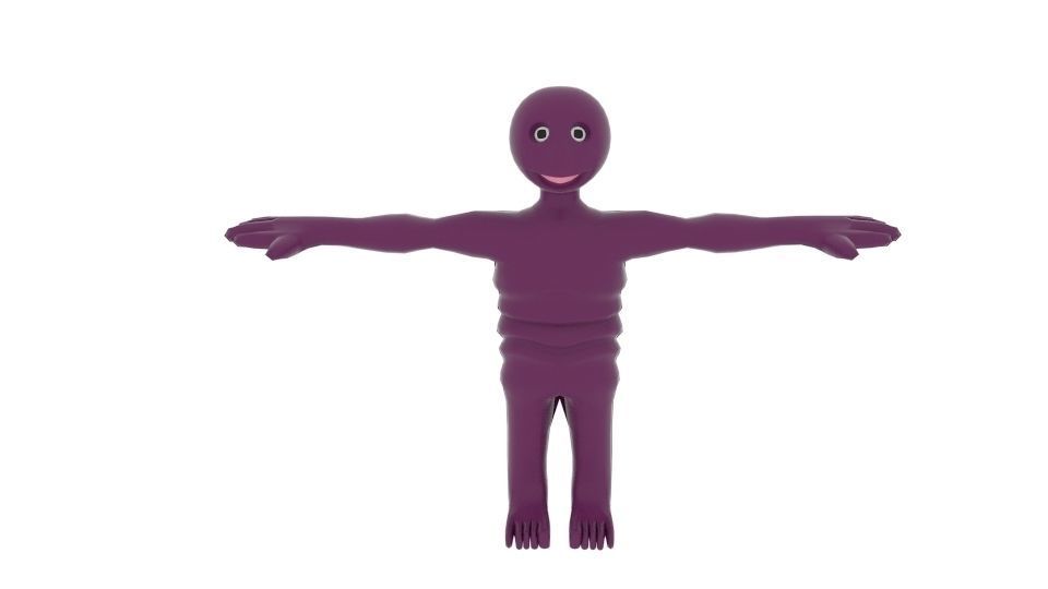 Slimeman man 3D model_1