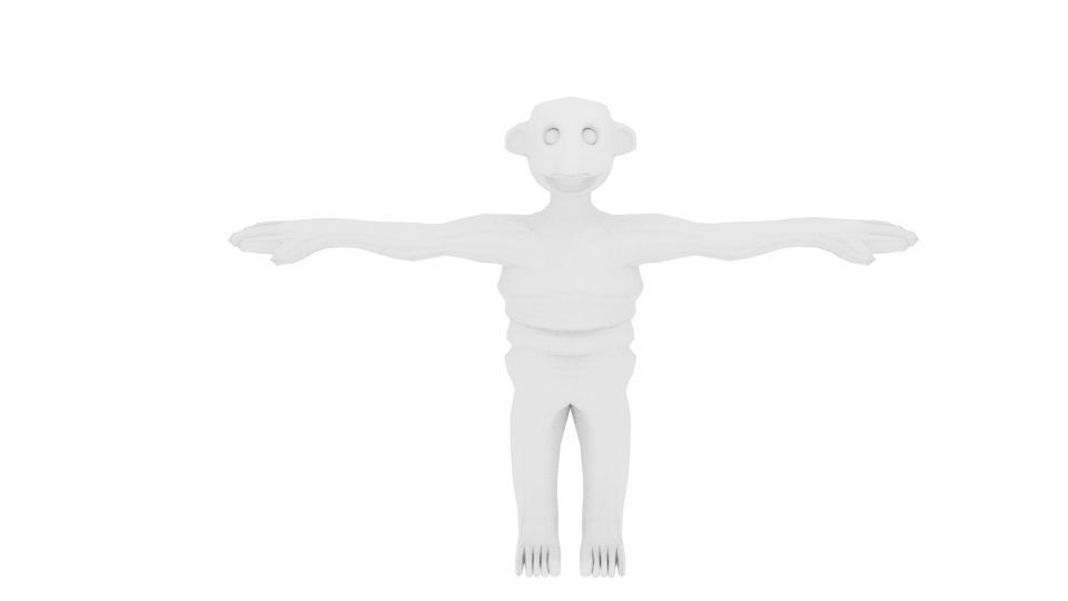 Slimeman man 3D model_4