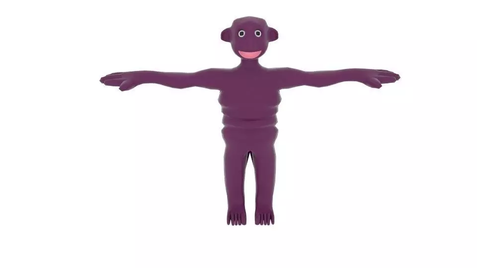 Slimeman man 3D model_0