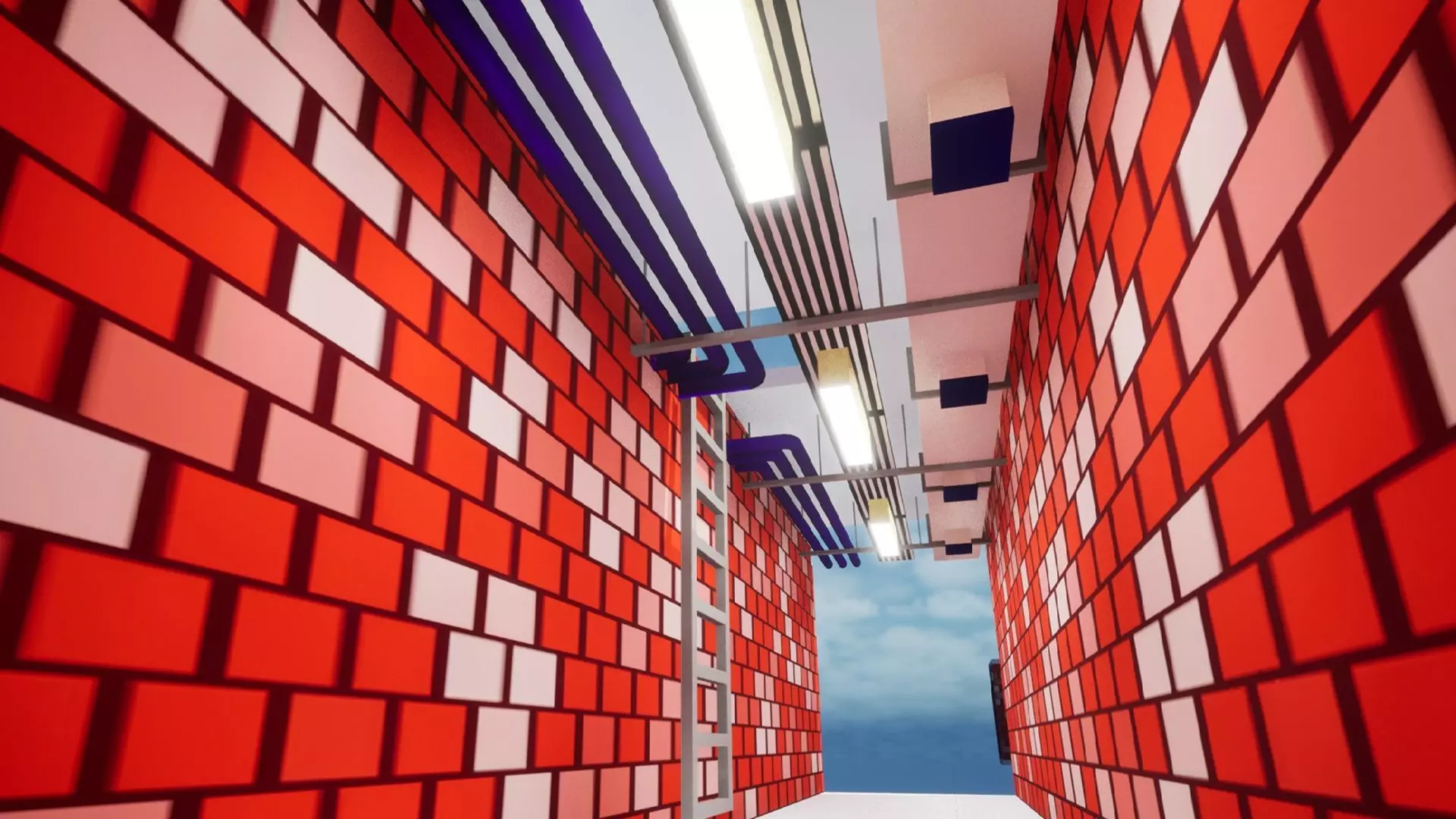 Modular Tunnel Set - Game Environment and Level Design 3D model_2