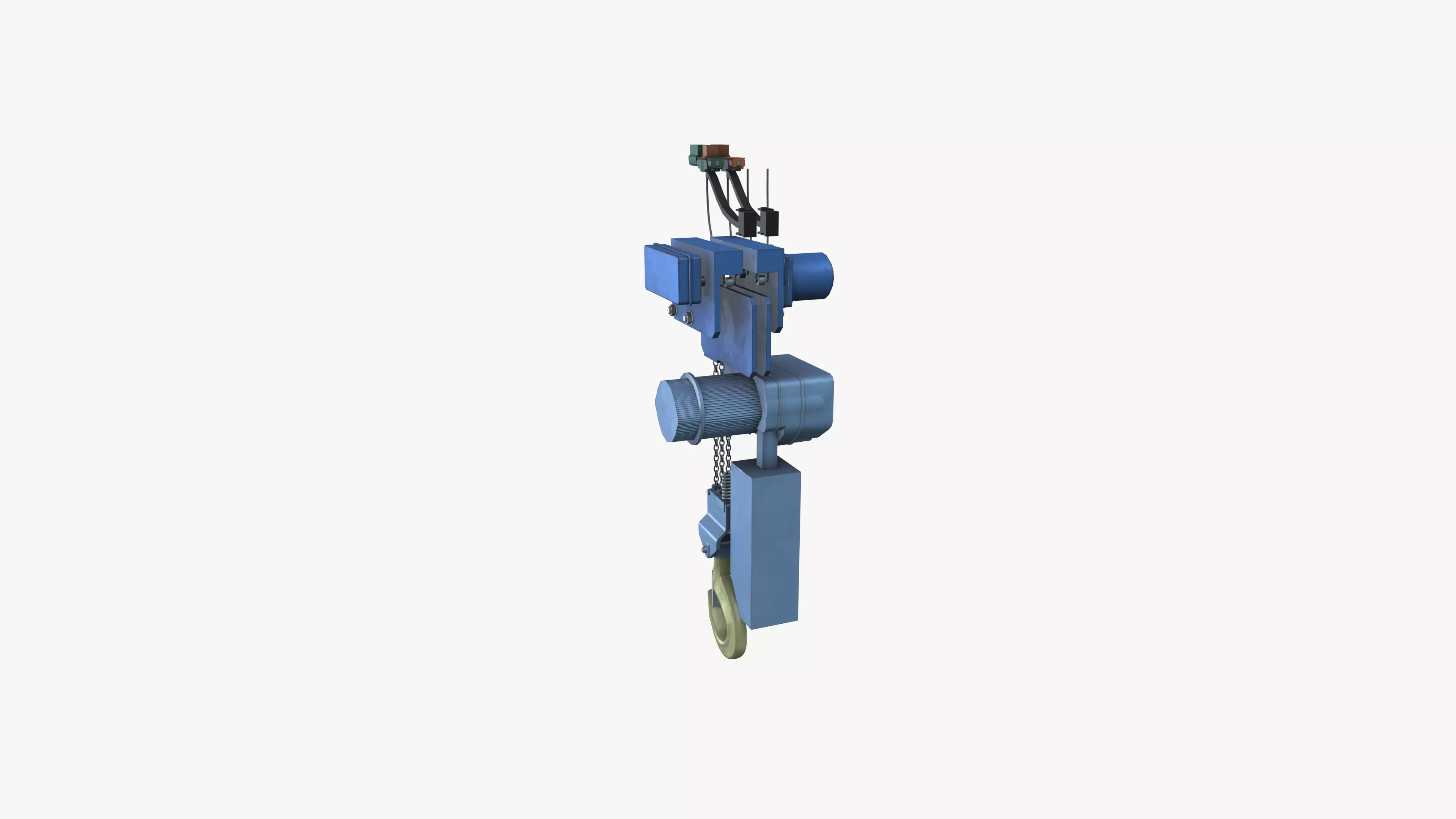 Monorail hoist 3D model_6