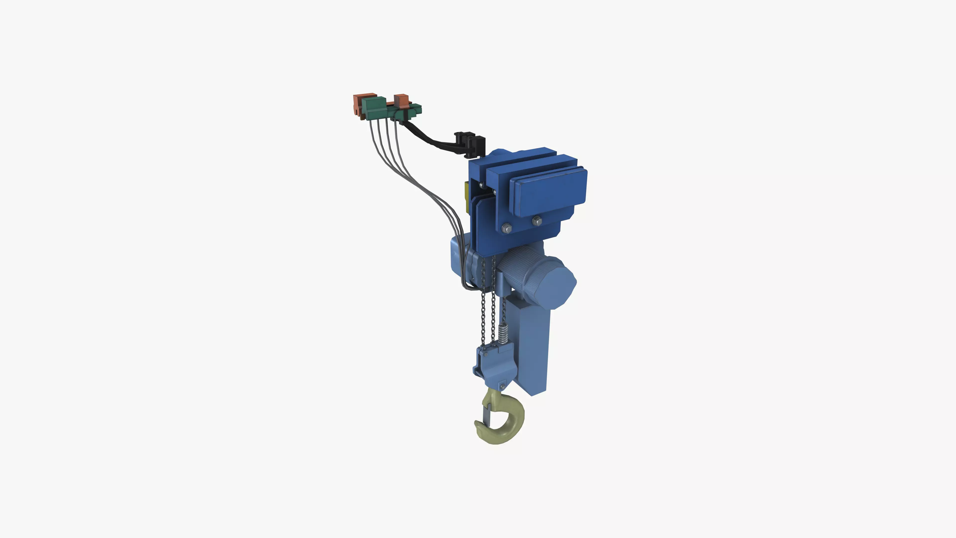 Monorail hoist 3D model_5