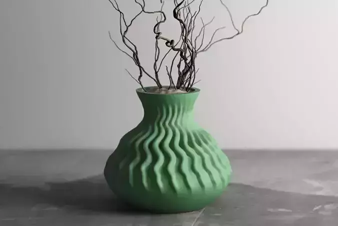 vase pot planter 3d print c10 