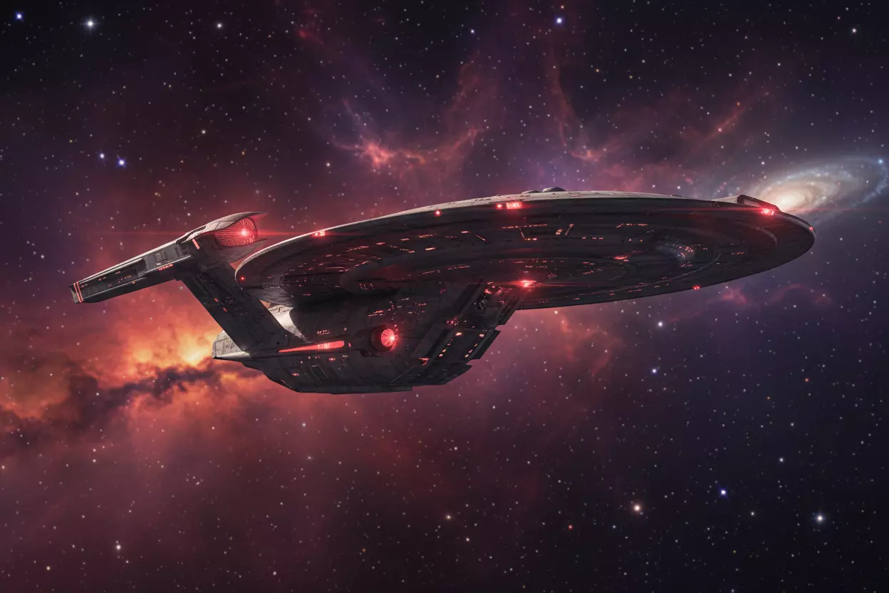 USS Crater - federation star ship 3D print model_9