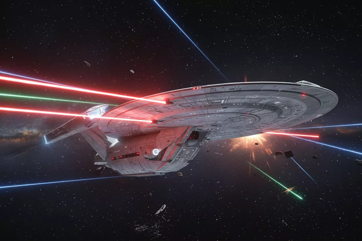 USS Crater - federation star ship 3D print model_10