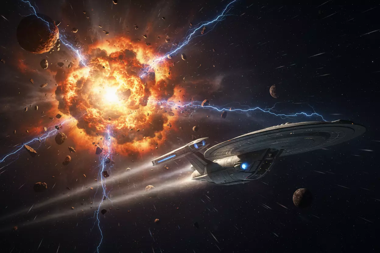 USS Crater - federation star ship 3D print model_13