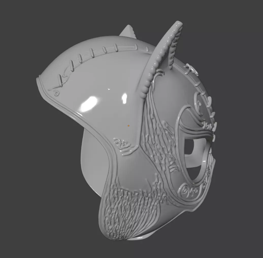 WOMAN CAT MASK 3D print model_5