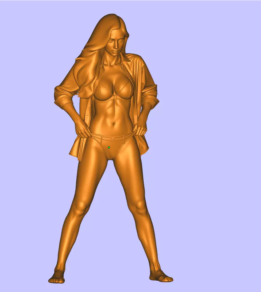 Sexy Girl 3D print model_0