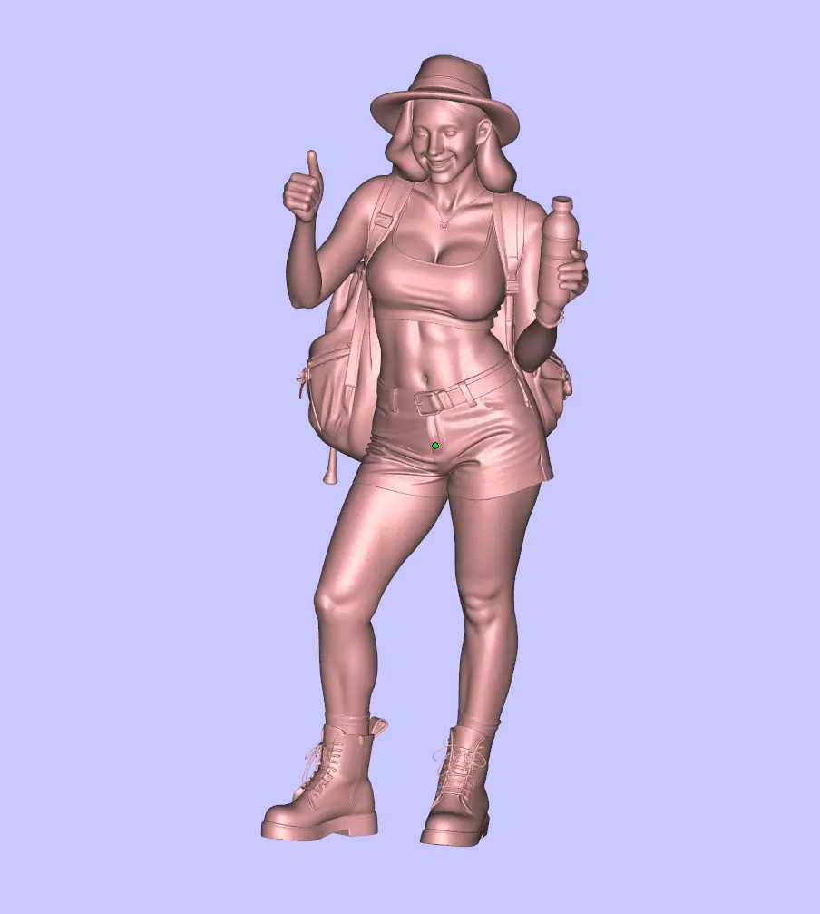 Sexy Girl 3D print model_0