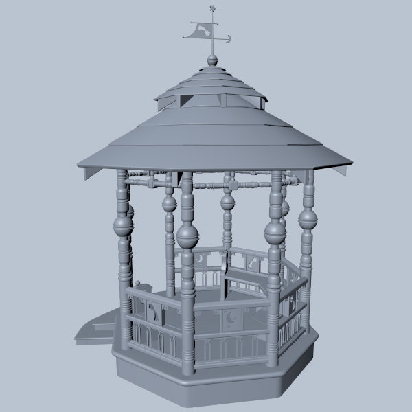 Gazebo 3D model_12