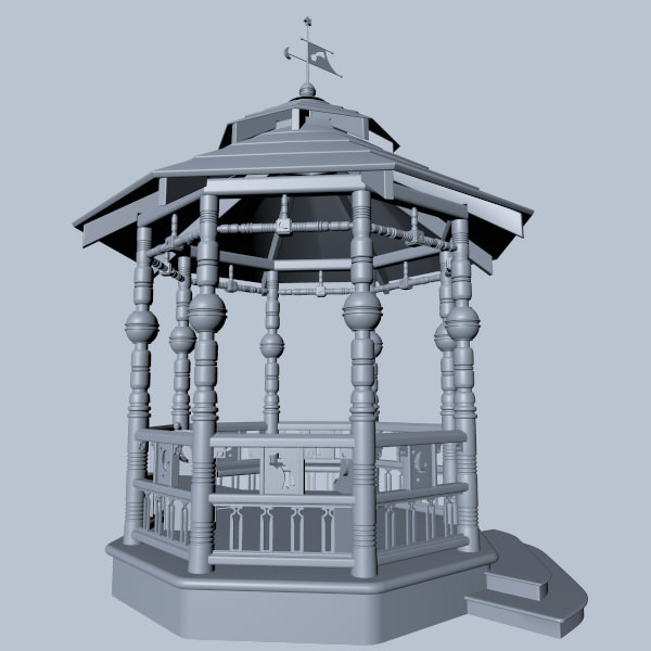Gazebo 3D model_6
