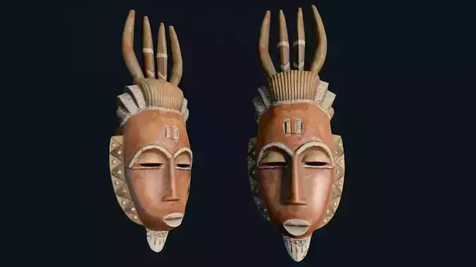 African Decor Mask 1