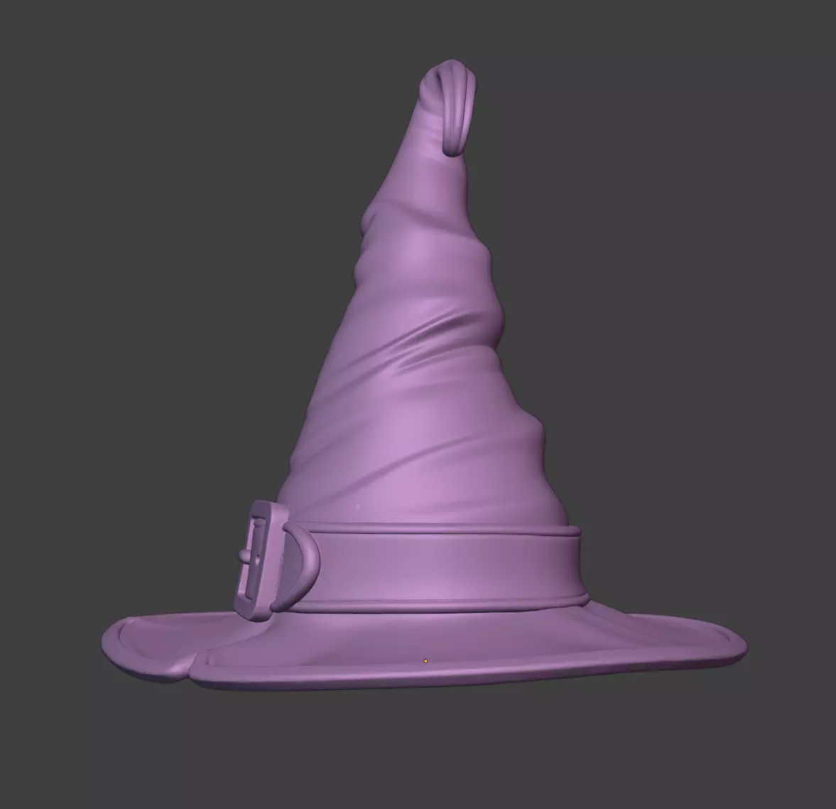 DOLL WITCH HAT 3D print model_4