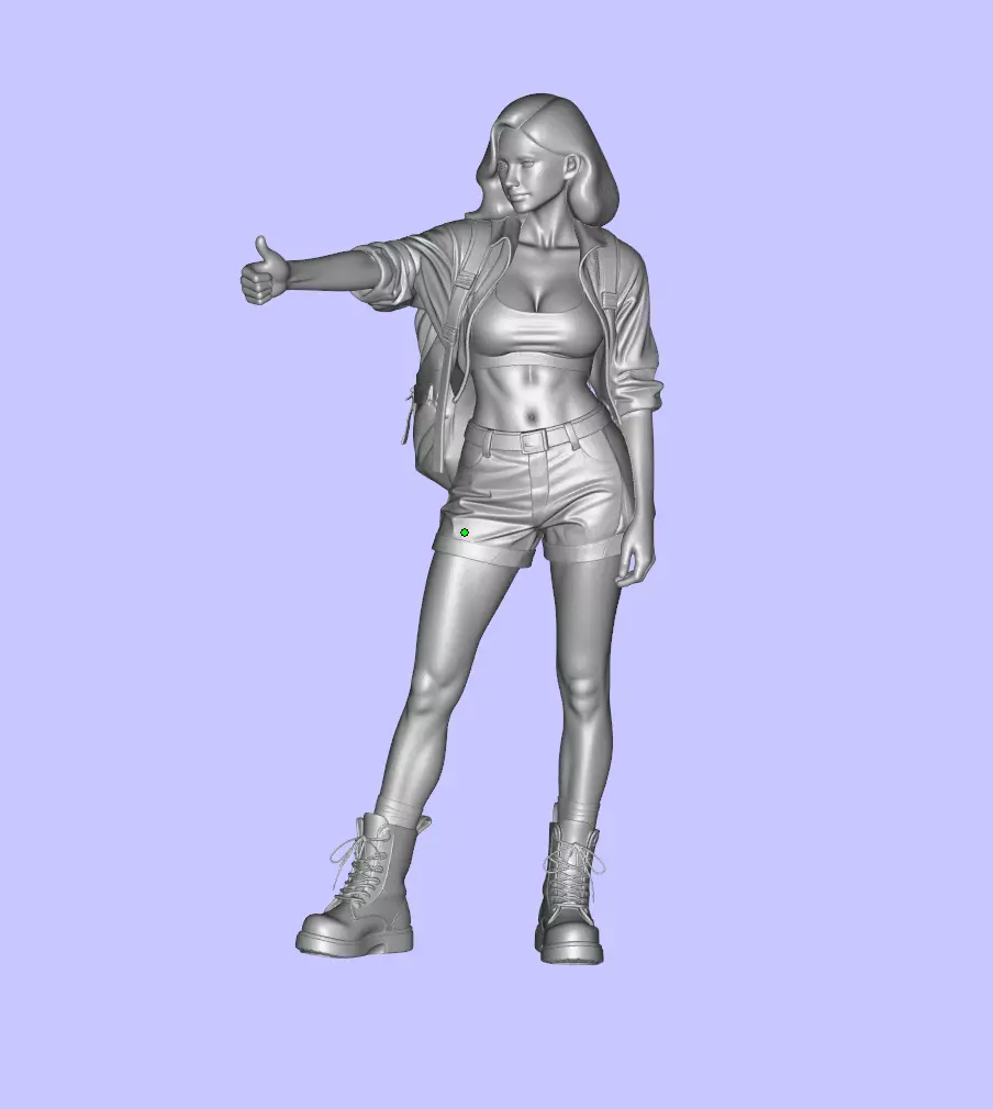 Sexy Girl 3D print model_0