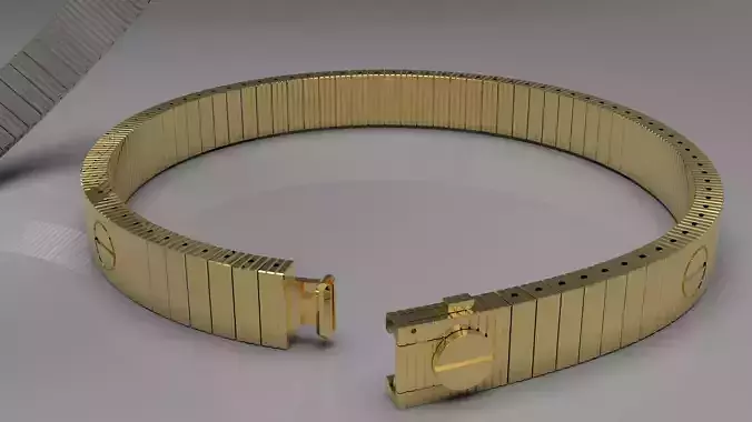 Love Unlimited Bracelet flexible  3D print model