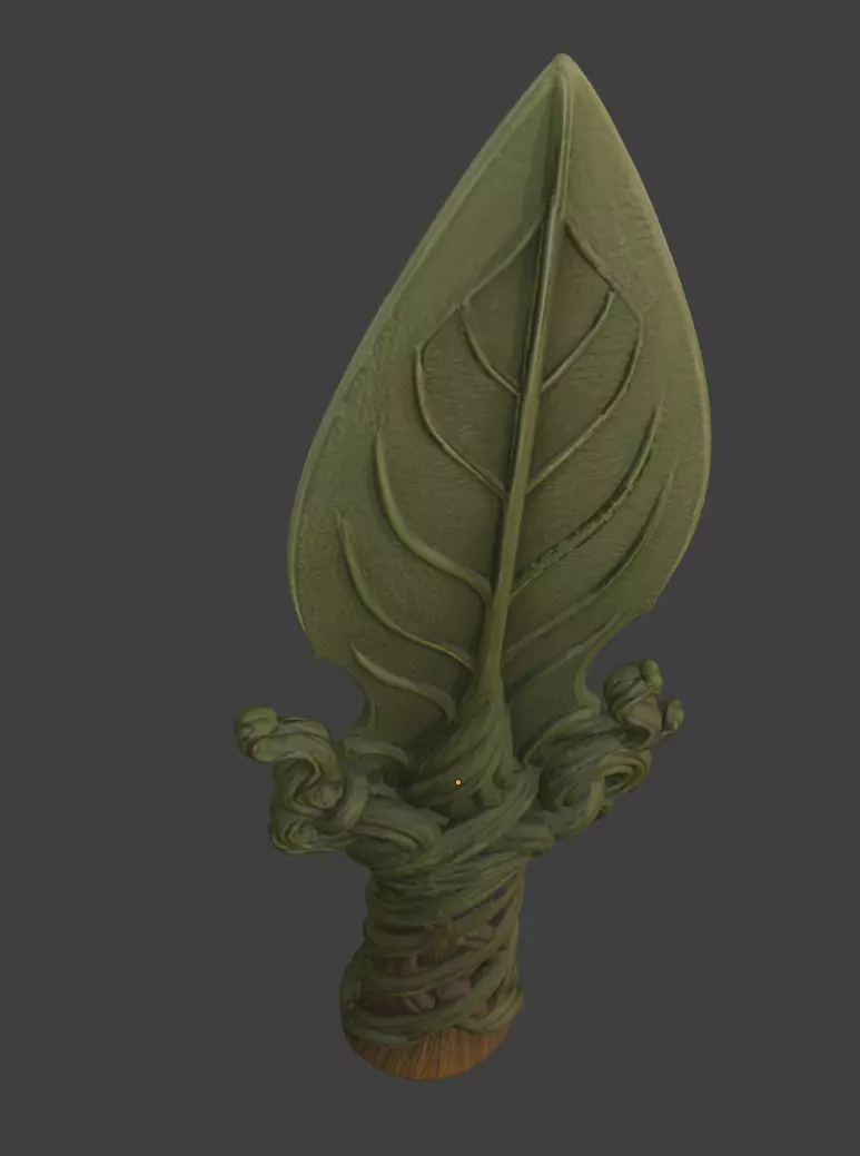 SYLVAN THORNBLADE DAGGER 3D print model_3